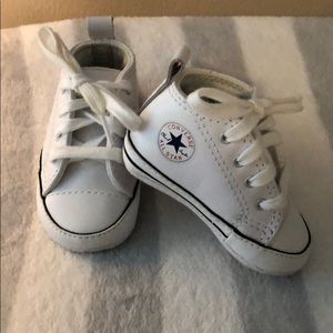 Baby White Converse Size 1